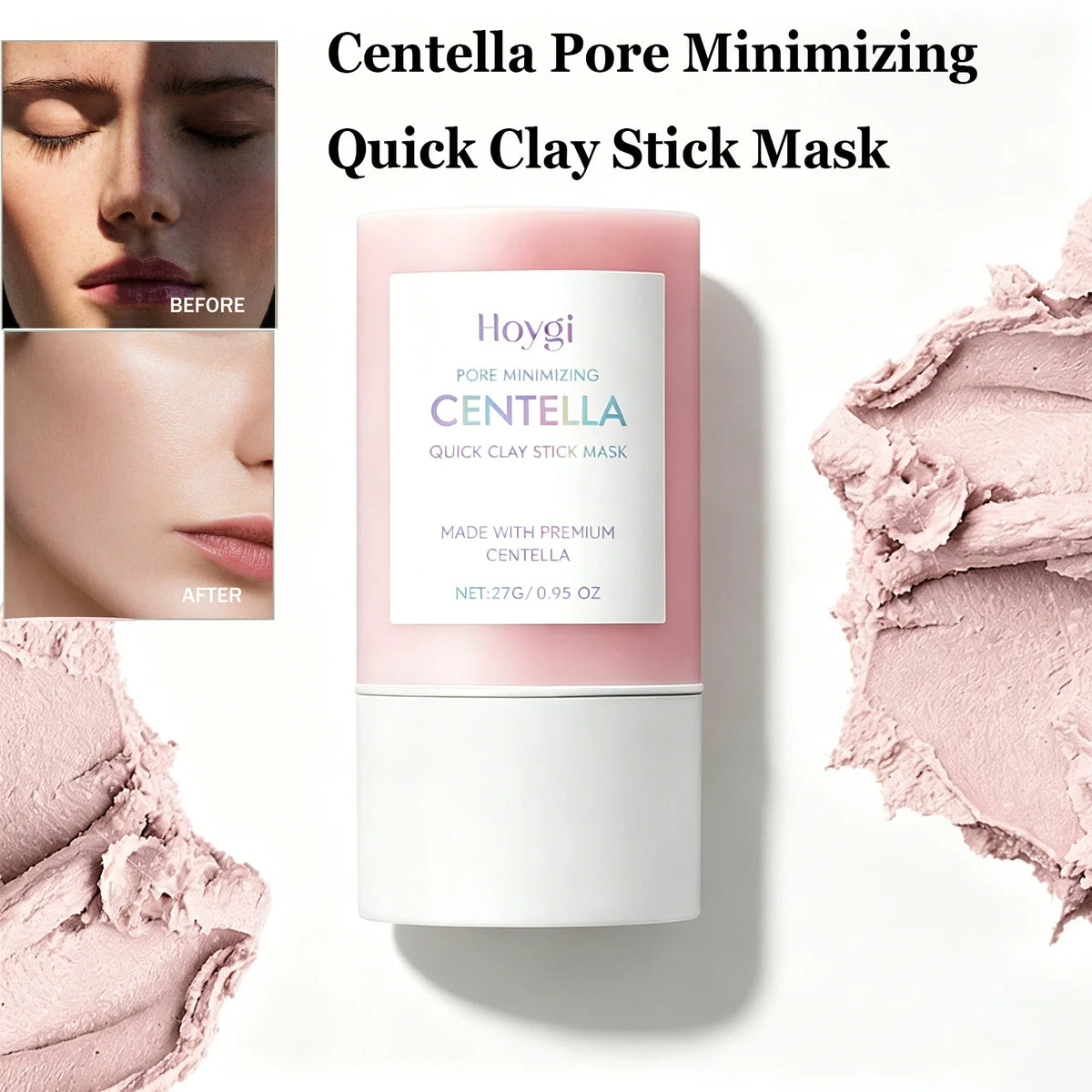 VOYGE™ Centella Clay Stick Mask — Pore Cleansing & Soothing