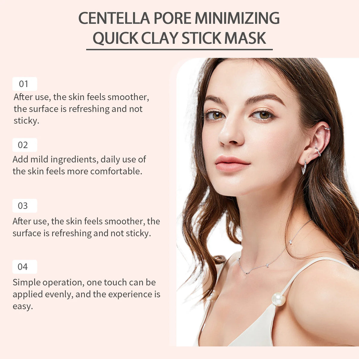 VOYGE™ Centella Clay Stick Mask — Pore Cleansing & Soothing