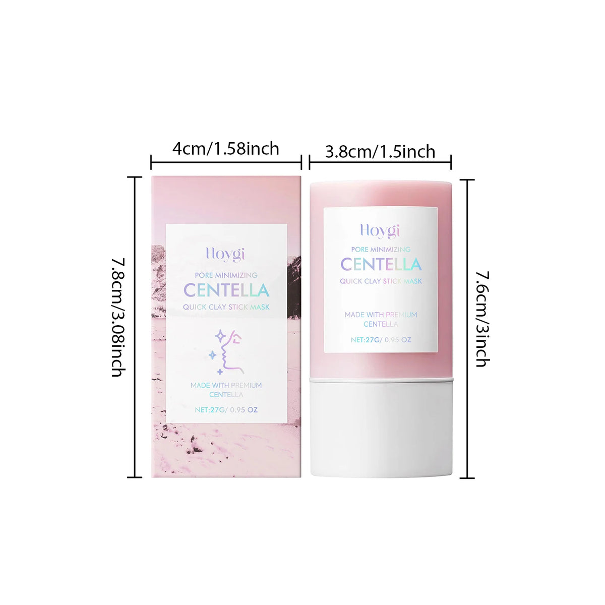 VOYGE™ Centella Clay Stick Mask — Pore Cleansing & Soothing